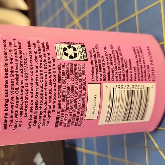 John Frieda Vibrant Shine 3-in-1 Spray 150ml New - Picture 2 of 3